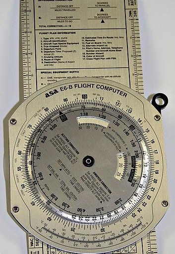 A flight-calculating slide rule used by Mr. Spock is real, still used ...