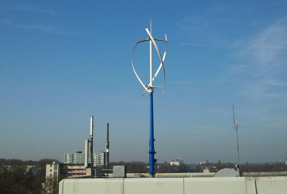 Vertical Axis Wind Turbine – cool looking, not effective