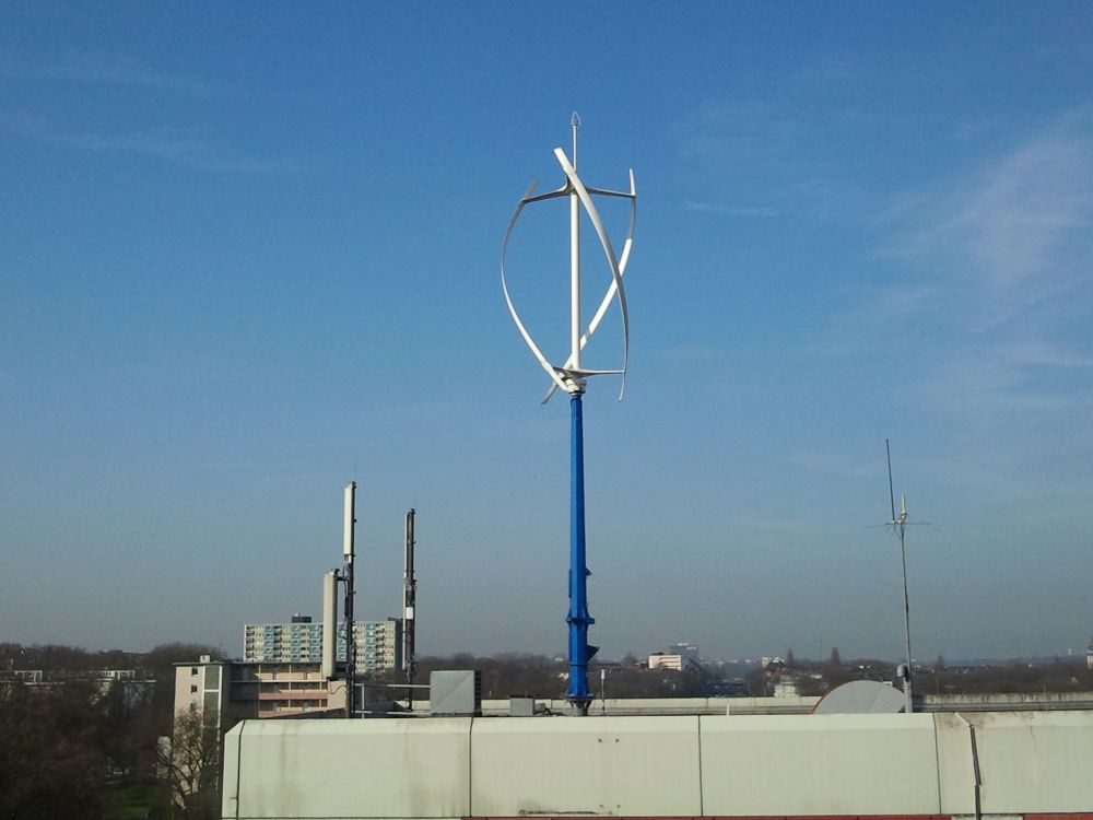 Vertical-axis windmills looks really cool. Too bad they stink at producing power