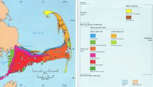 Geological map of Cape Cod, from wikipedia (where else?)