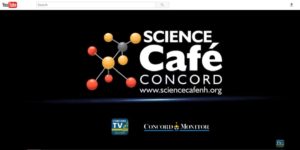 ConcordTV Science Cafe Concord logo