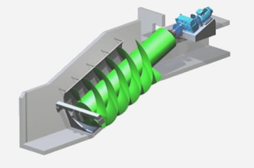 screw turbine illustration