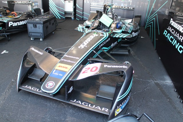 Formula E electric car race car