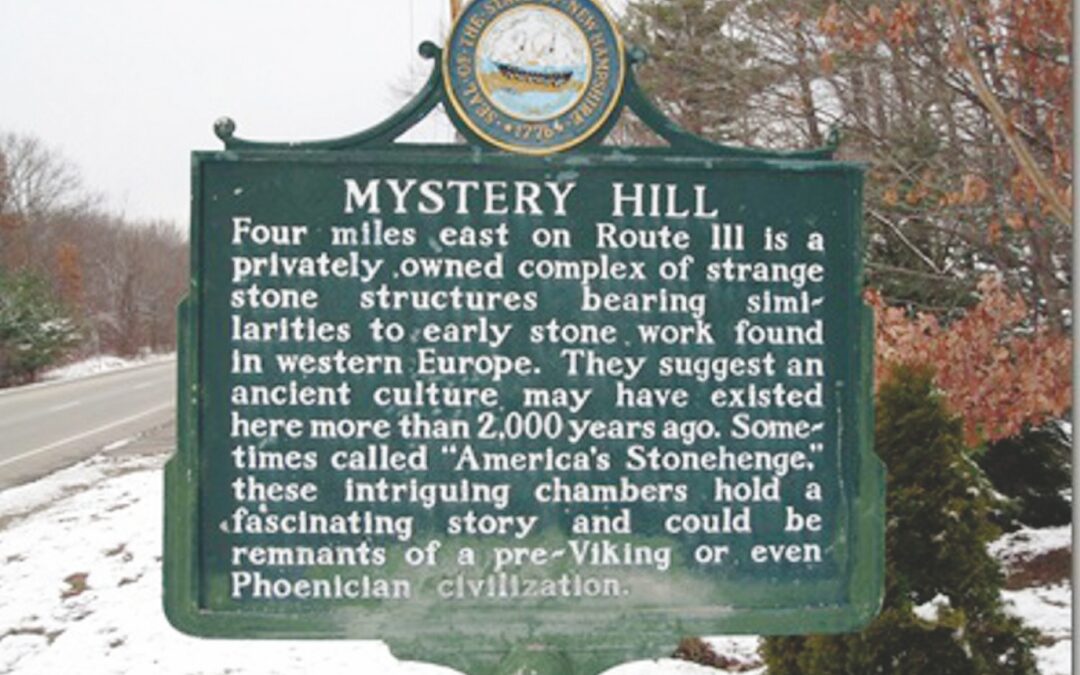 Mystery Hill marker