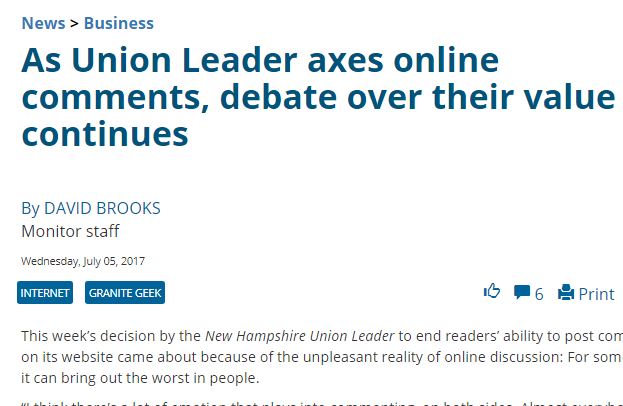 UL comment article header