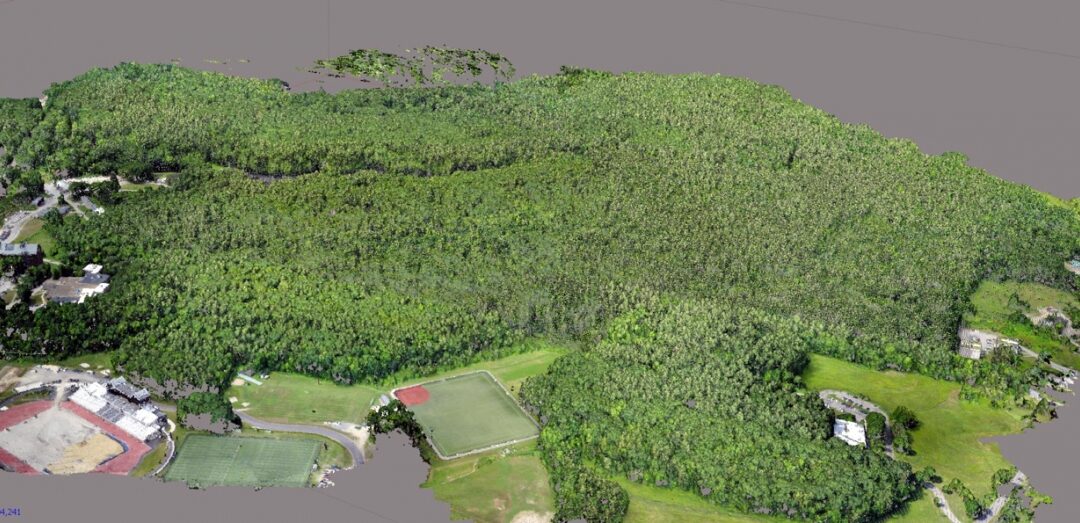 UNH mapped forest drone