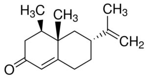 Nootkatone molecule - look at all those C's; it's wicked organic!