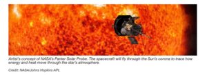 Artist's conception of the Parker Solar Probe near the sun - NASA?JPL