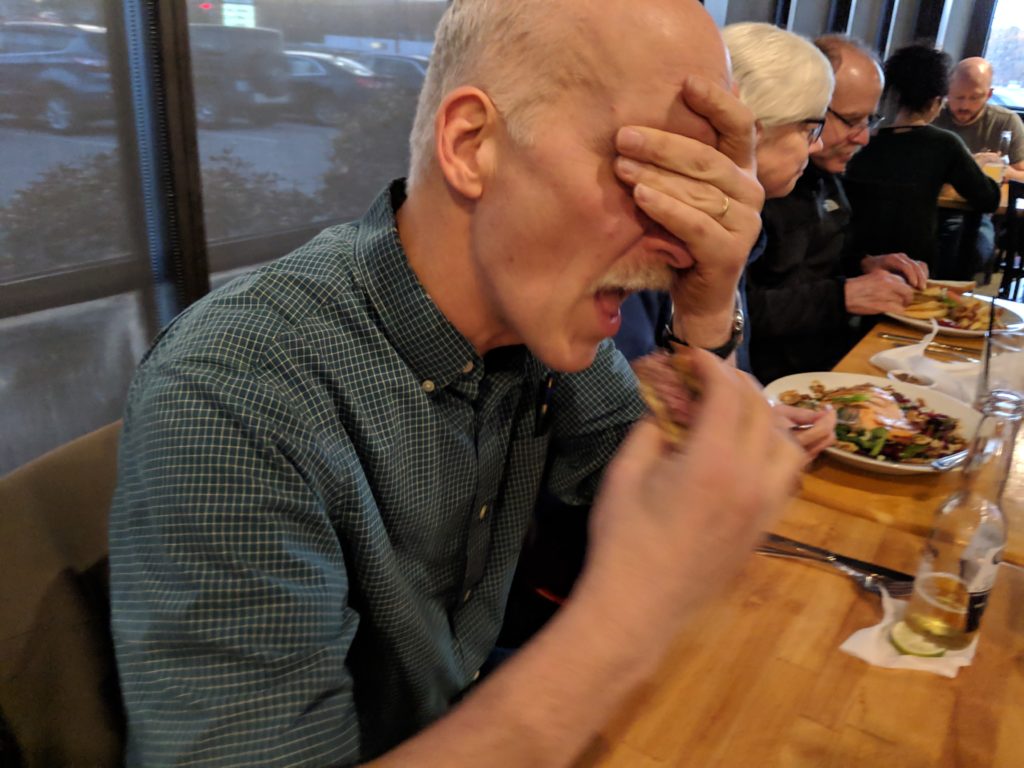 When I do a blind taste test, I do it blindly. Photo: Chris Kolb