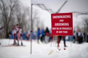 The Dublin School is among several private institutions in the state that have opened snowmaking facilities for Nordic events in the past few years. Erratic snowfall in the region has resulted in a greater need for snowmaking to keep up with winter events. Ben Conant / Monadnock Ledger-Transcript