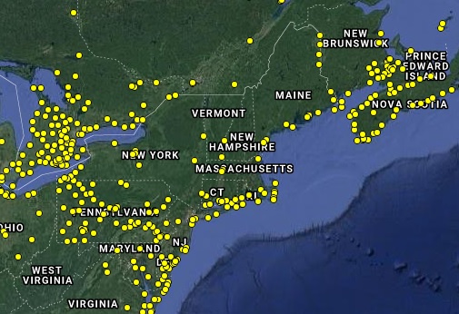 MOTUS flight-tracking stations