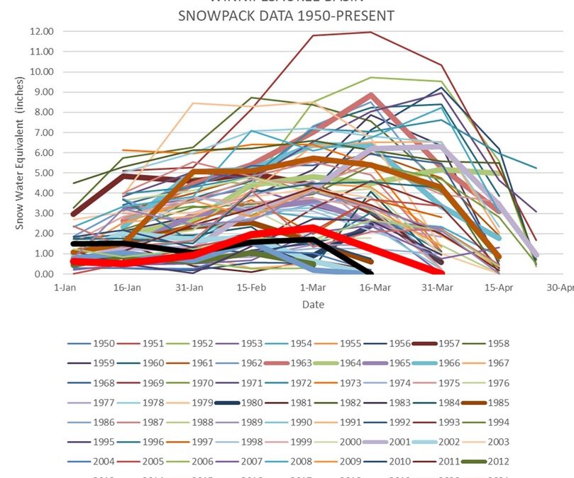basin snowmap history chart