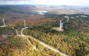 Lempster Mountain Wind Farm, 2008; photo by Don Himsel