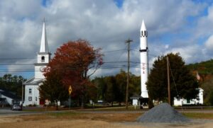 Restone missile on Warren town common
