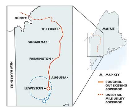 HydroQuebec power link in Maine inches ahead