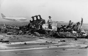 Crash site 50 years ago. Photo: Boston Globe