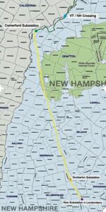 Twin States Energy Link map through NH