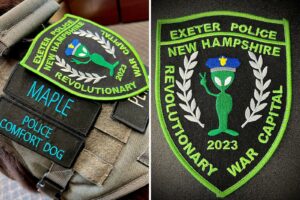 Exeter police UFO patch