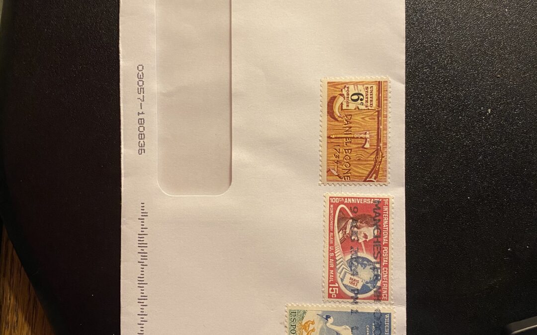 If you like funky stamps, get mail from the Aviation Museum of NH