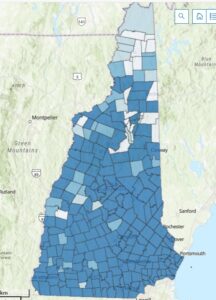 Map of broadband access in NH https://broadbandnh.sr.unh.edu